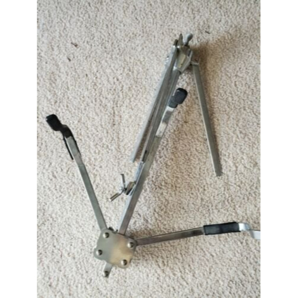 Vintage 1970s‎ Standard Flat Base Snare Drum Stand w/Damaged Rubber - Picture 8 of 8